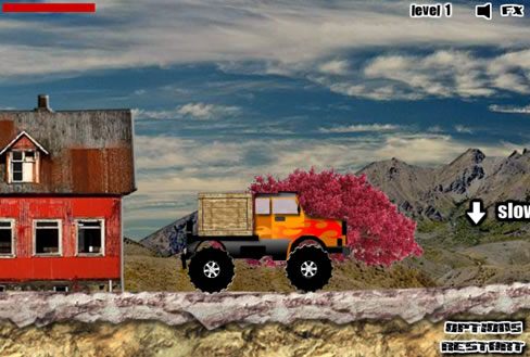 Truck mania flash spēle